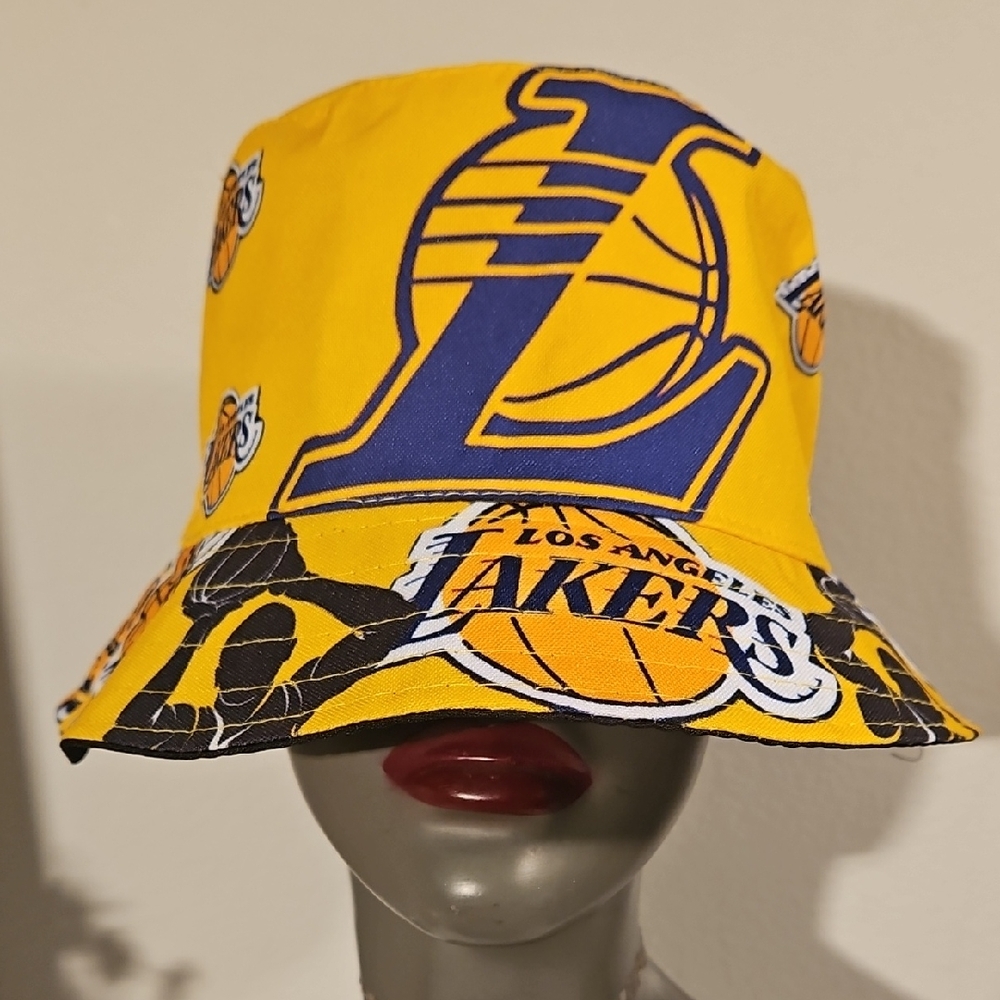 Yellow L. A. Lakers Bucket Hat